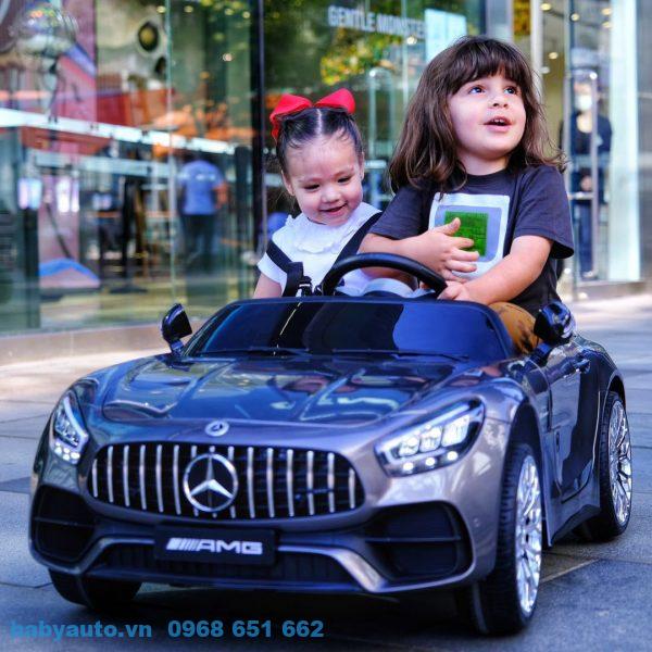 Xe ô tô điện trẻ em Mercedess MH 2588 Màu xám